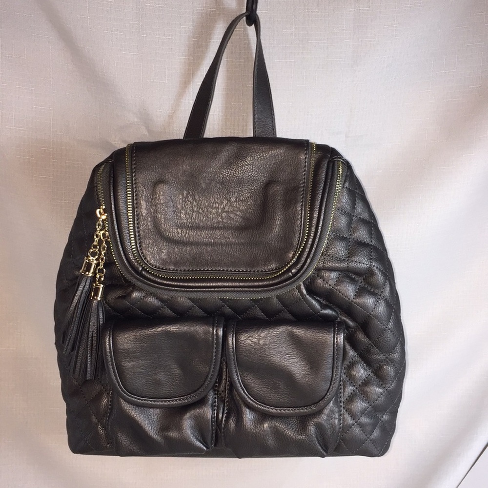 Imoshion vegan leather gray backpack